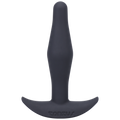 Tantus Silicone Little Flirt Butt Plug Black