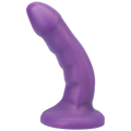 Silicone Curve Dildo Amethyst
