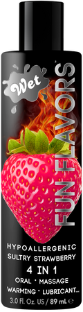 Fun Flavors Sexy Strawberry 4 in 1 3oz