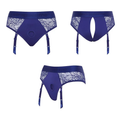 HARNESS LINGERIE DIVA - M - NIGHT BLUE