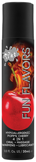 Wet® Fun Flavors® Popp'n  Cherry 1 Fl. Oz./30mL