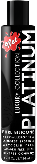 Wet Platinum Silicone Based Sex Lube 4.2 Ounce