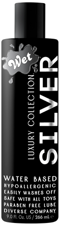 Silver Water Based Sex Lube 9 Ounce