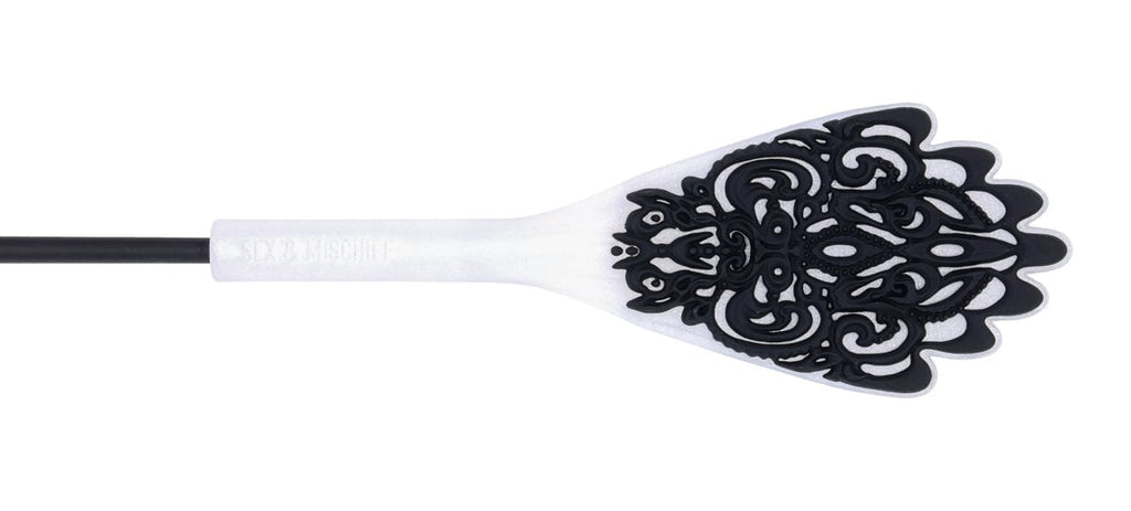 Lace Silicone Crop - Black