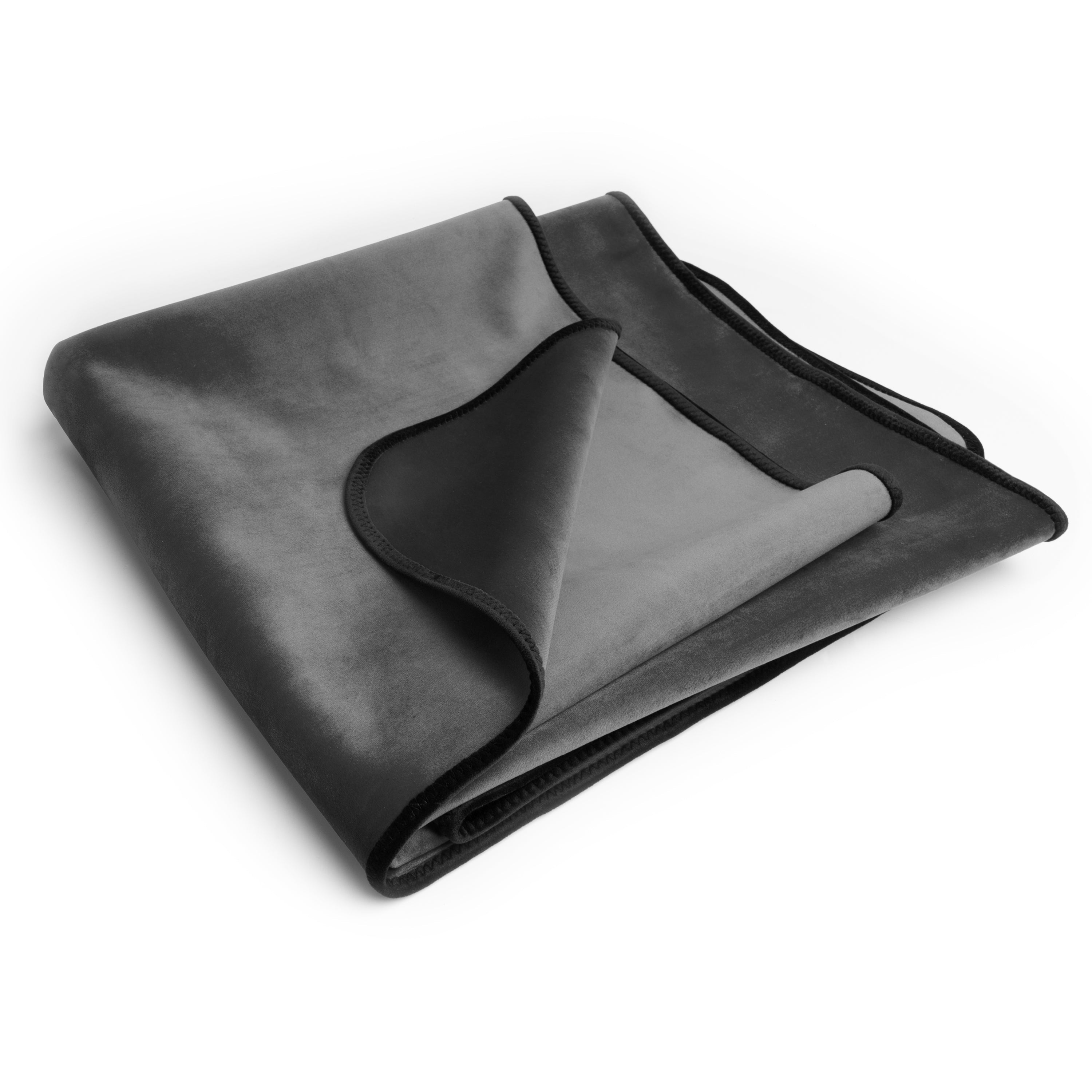 Fascinator Lush Throw King Size Grey Mircovelvet