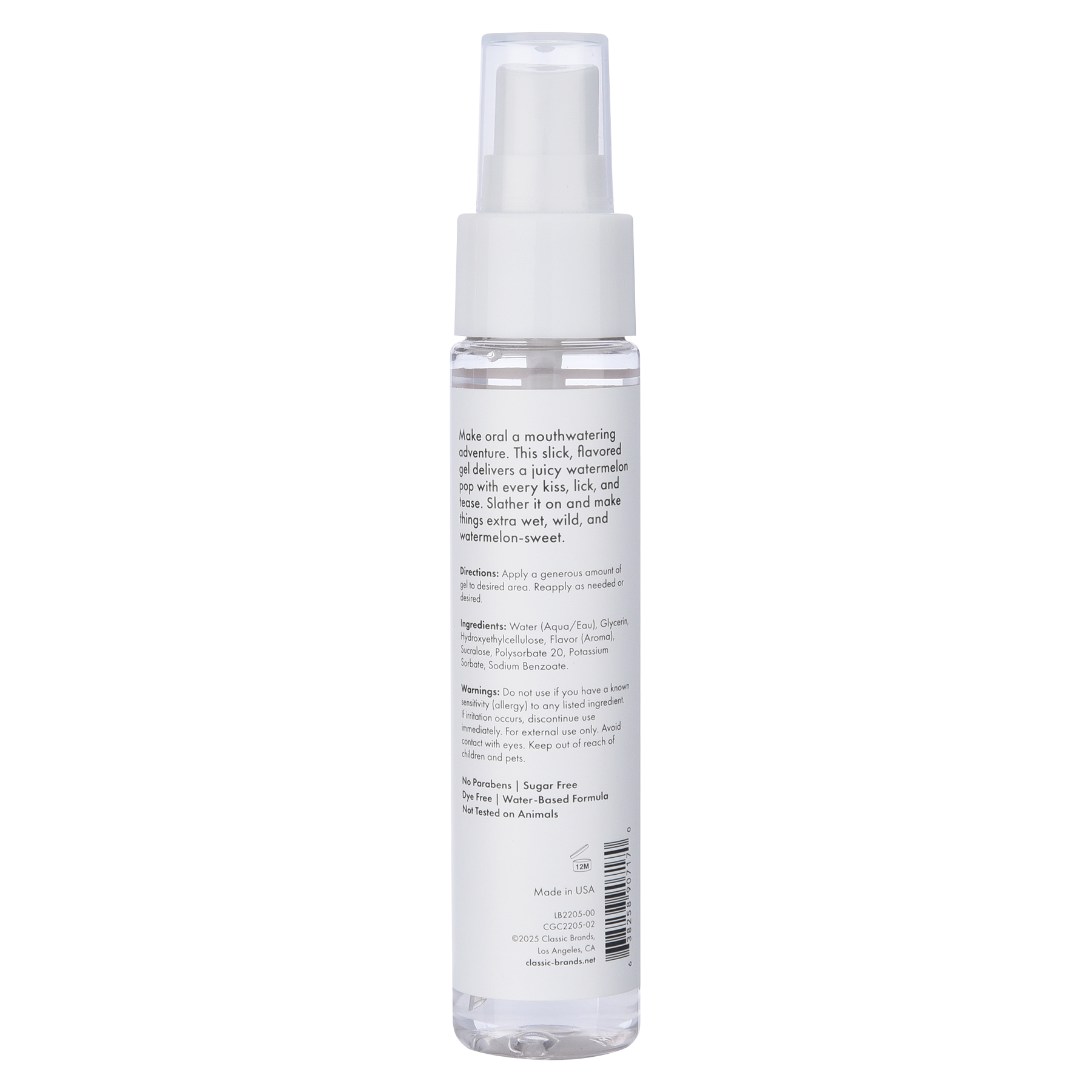 BLOW ME ORAL SEX GEL - WATERMELON - 2 floz | 30 mL