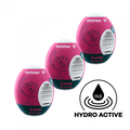 Masturbator Egg 3er Set (Bubble) Violet